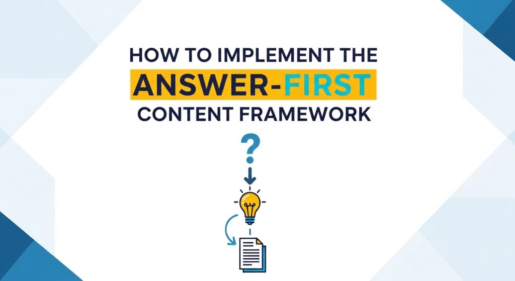 Answer-First Architecture